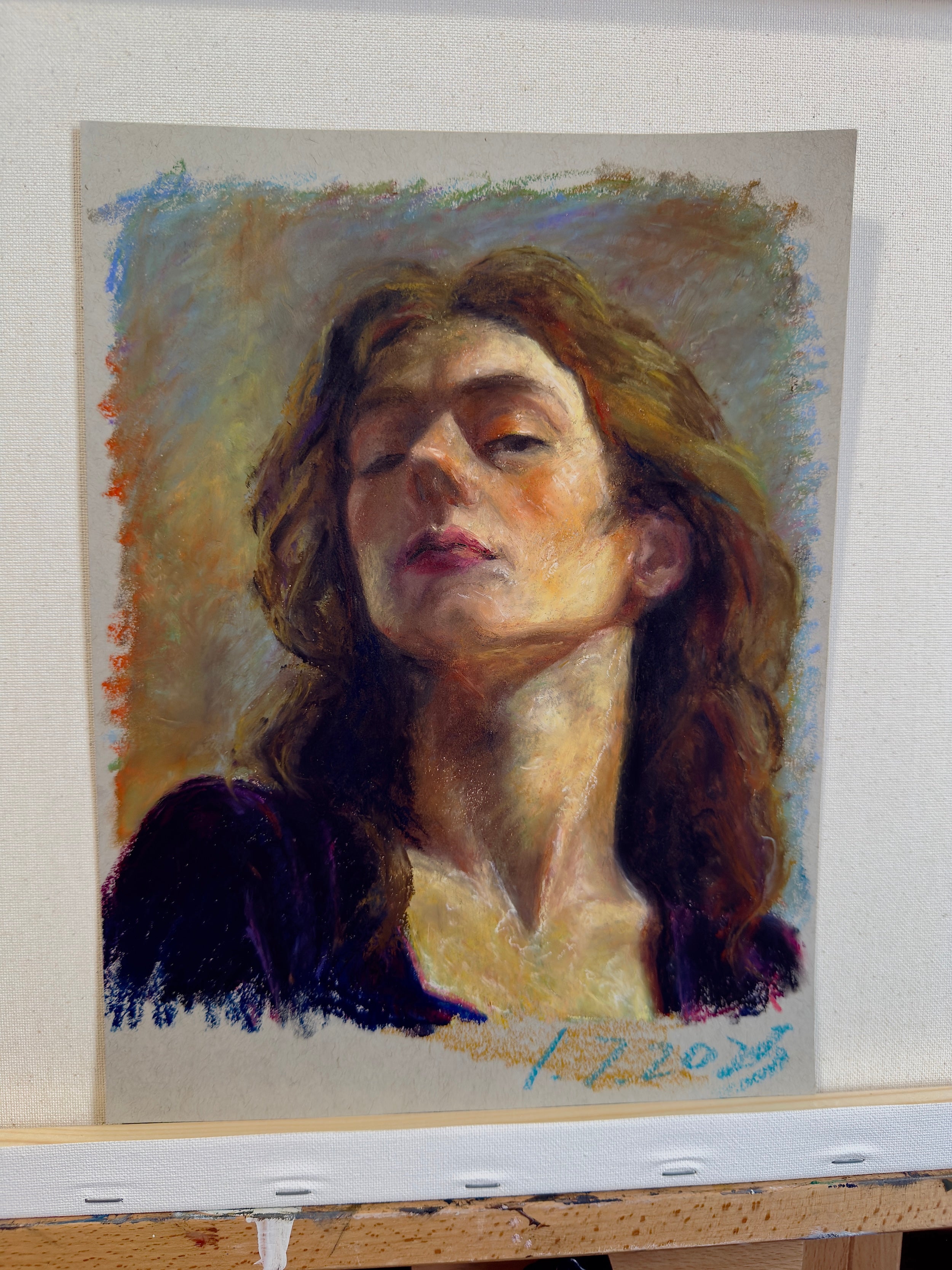 Woman Looking Down