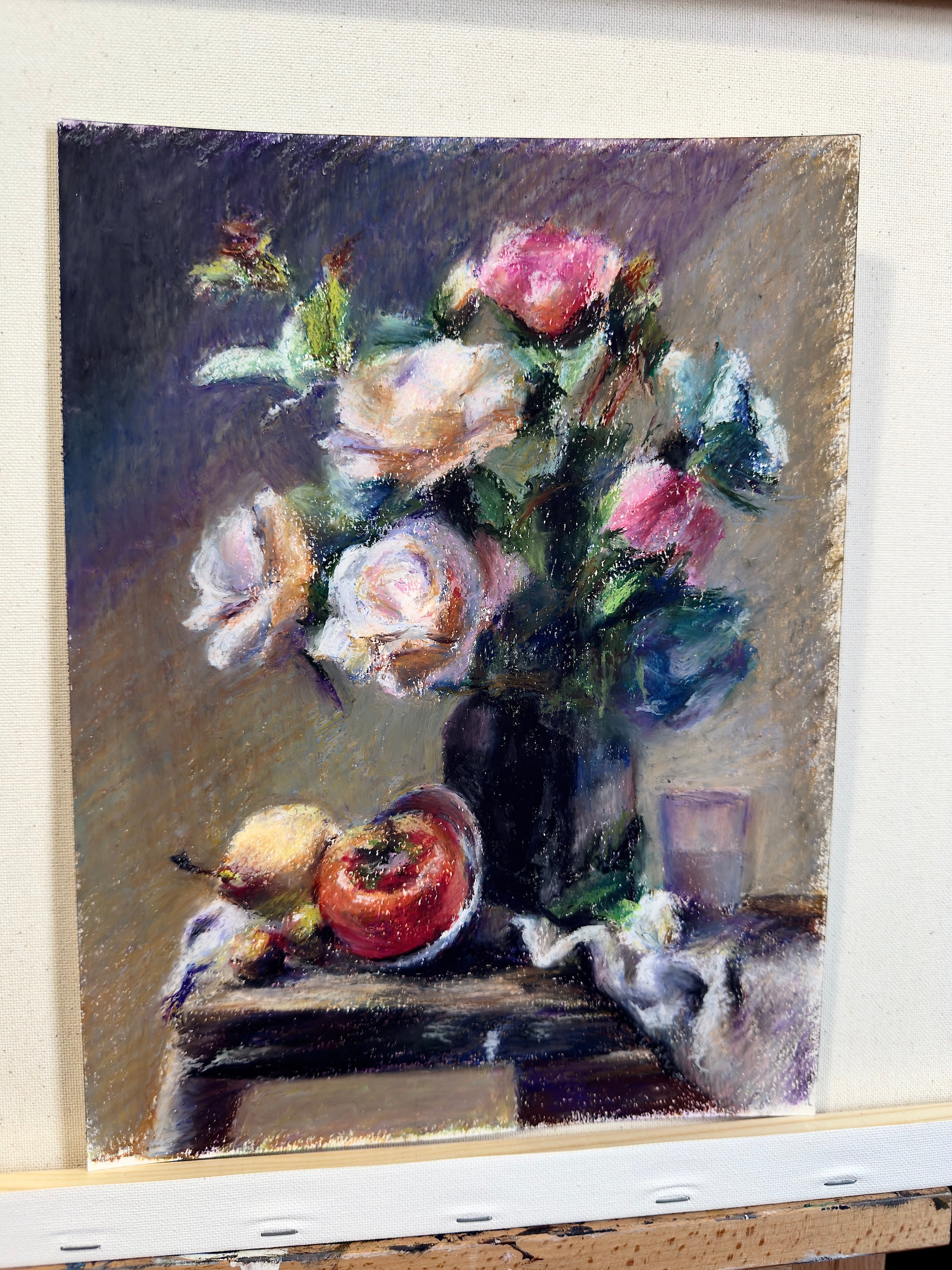 Flower, Fruits and Towel